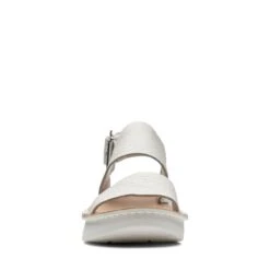 Clarks Velhill Strap Off White Leather -Clarks Step Deals Store 26170824 W 3