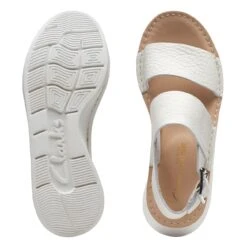 Clarks Velhill Strap Off White Leather -Clarks Step Deals Store 26170824 W 7