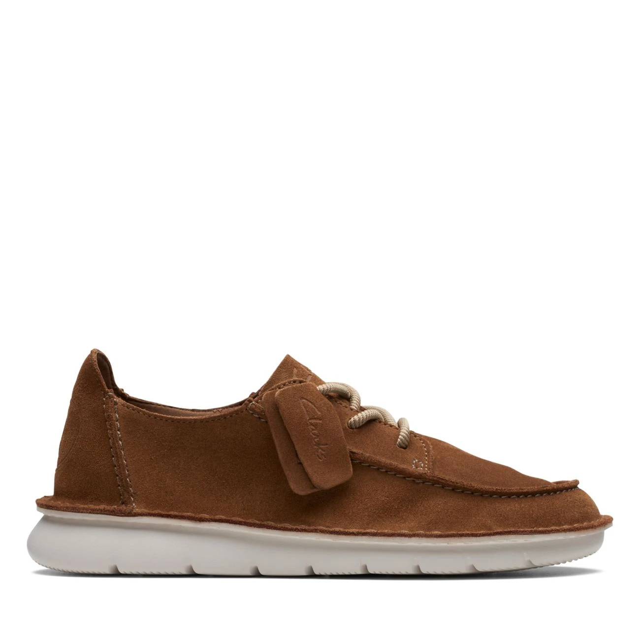 Clarks Colehill Seam Dark Tan Suede 1 Clarks Colehill Seam Dark Tan Suede
