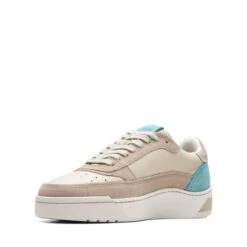 Clarks Craft Court Lace Sand Combi -Clarks Step Deals Store 26170933 W 4