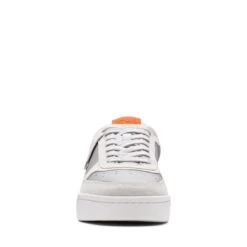 Clarks Craft Court Lace Grey Combination -Clarks Step Deals Store 26170937 W 3