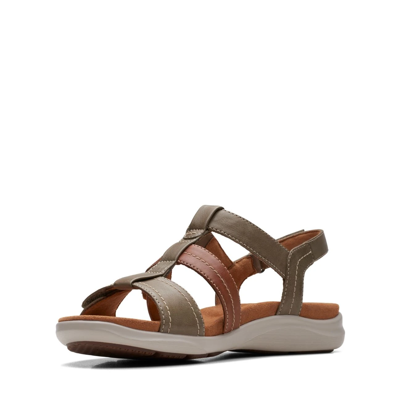 Clarks Kitly Step Olive Combination 4 Clarks Kitly Step Olive Combination - Image 4