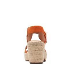 Clarks Kimmei Hi Strap Orange Suede -Clarks Step Deals Store 26171010 W 6