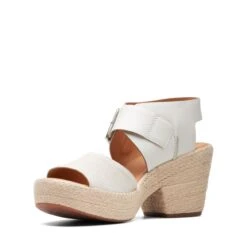 Clarks Kimmei Hi Strap White Combi -Clarks Step Deals Store 26171012 W 4