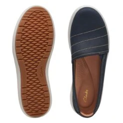 Clarks Nalle Violet Navy Leather -Clarks Step Deals Store 26171027 W 7