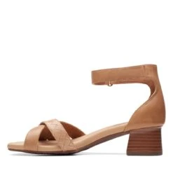 Clarks Desirae Lily Light Tan Leather -Clarks Step Deals Store 26171173 W 5