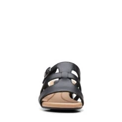 Clarks Desirae Palm Black Leather -Clarks Step Deals Store 26171178 W 3
