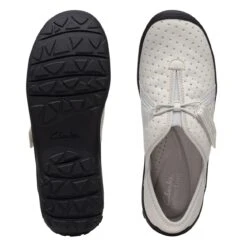 Clarks Fiana Braley White Leather -Clarks Step Deals Store 26171205 W 7