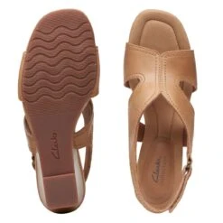 Clarks Kyarra Aster Light Tan Leather -Clarks Step Deals Store 26171232 W 7