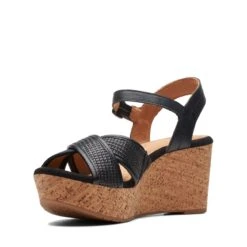 Clarks Elleri Plum Black Leather -Clarks Step Deals Store 26171439 W 4