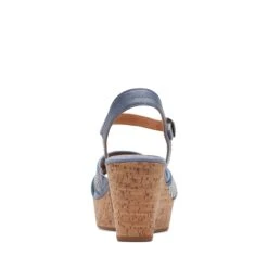 Clarks Elleri Plum Denim Blue Leather -Clarks Step Deals Store 26171440 W 6