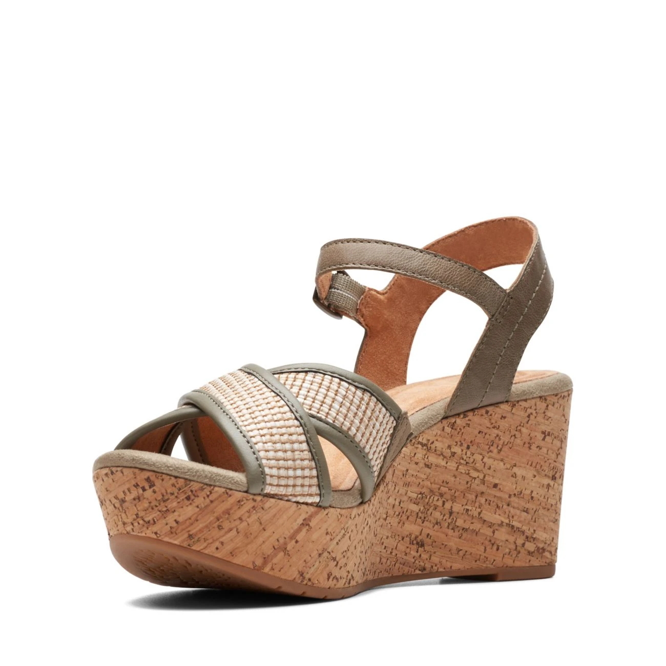 Clarks Elleri Plum Olive Leather 4 Clarks Elleri Plum Olive Leather - Image 4