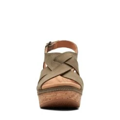 Clarks Elleri Rae Olive Nubuck -Clarks Step Deals Store 26171446 W 3