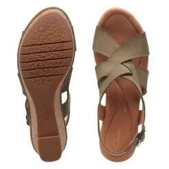 Clarks Elleri Rae Olive Nubuck -Clarks Step Deals Store 26171446 W 7