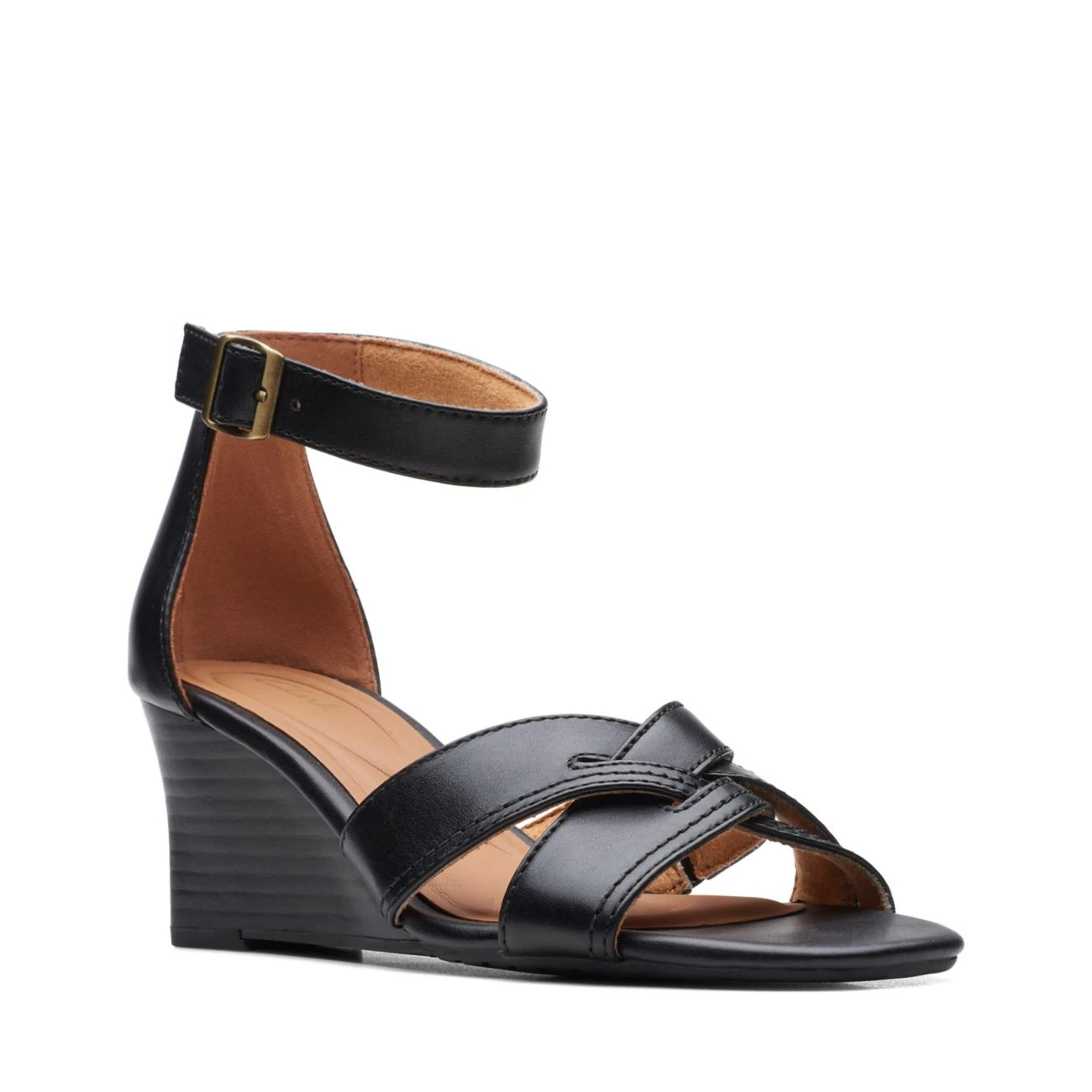 Clarks Cielo Charm Black Leather 2 Clarks Cielo Charm Black Leather - Image 2