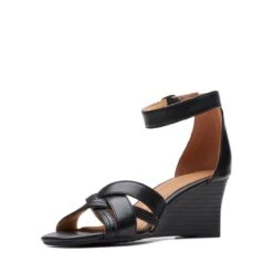 Clarks Cielo Charm Black Leather 10 Clarks Cielo Charm Black Leather -Clarks Step Deals Store 26171524 W 4