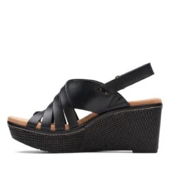 Clarks Elleri Grace Black Leather -Clarks Step Deals Store 26171531 W 5