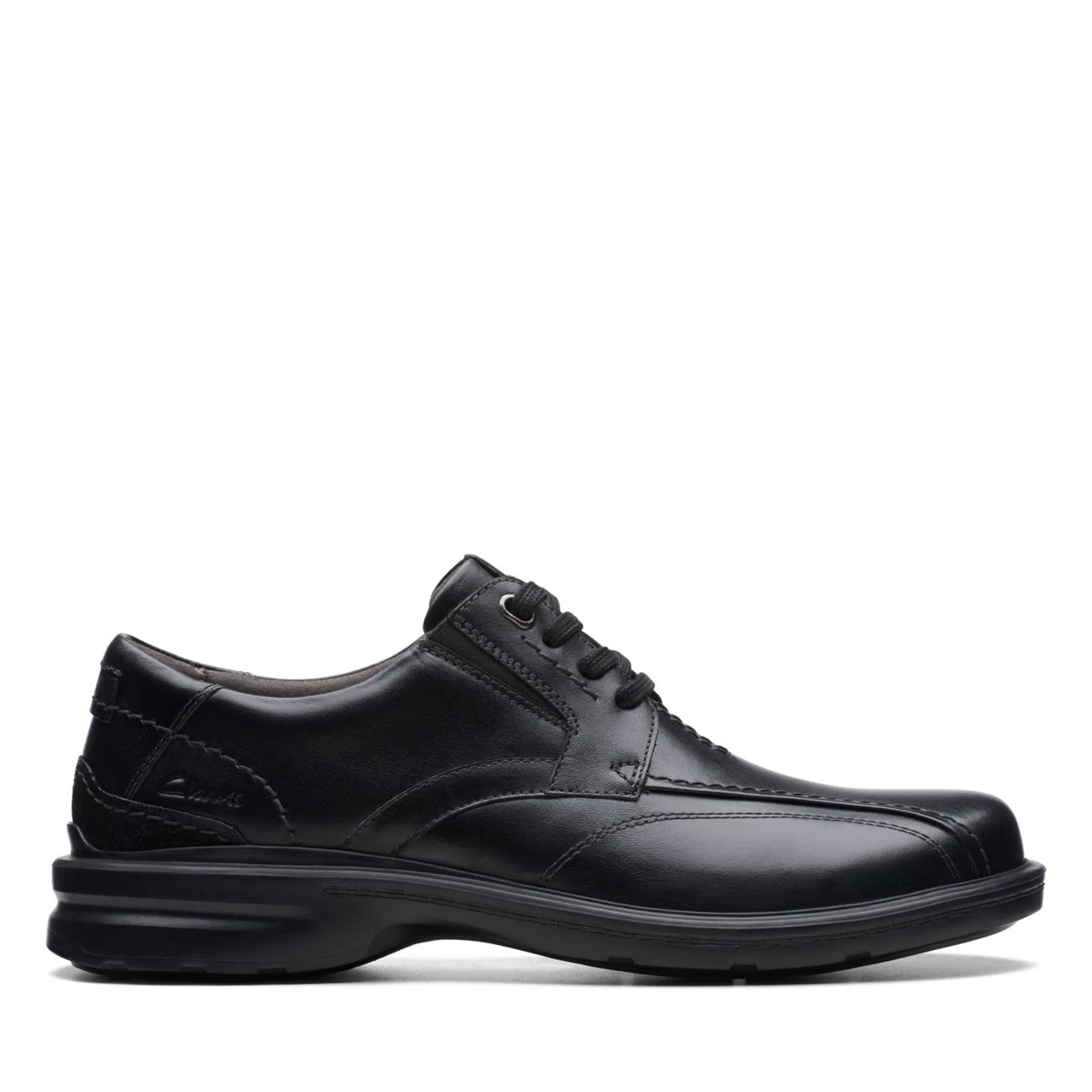 Clarks Gessler Lace Black Leather 1 Clarks Gessler Lace Black Leather