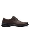 Clarks Gessler Lace Dark Brown Leather