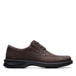 Clarks Gessler Lace Dark Brown Leather