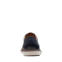 Clarks Atticus LT Cap Navy Leather -Clarks Step Deals Store 26171595 W 6