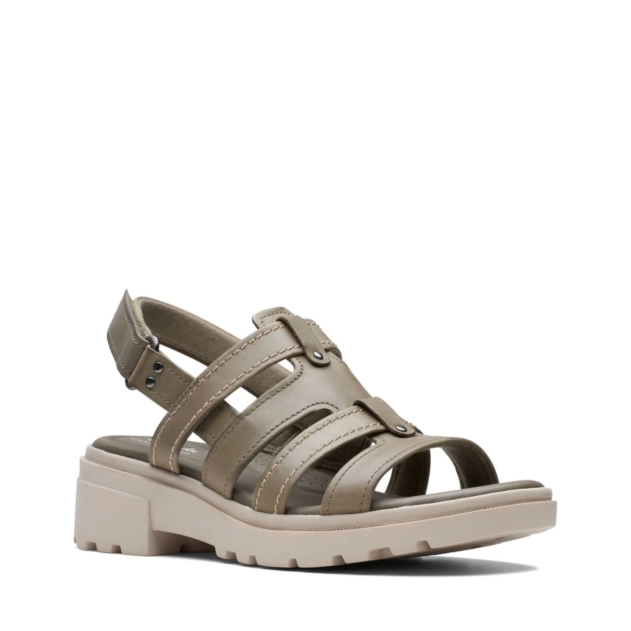 Clarks Coast Shine Olive Leather 2 Clarks Coast Shine Olive Leather - Image 2