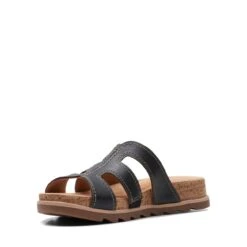 Clarks Yacht Coral Black Leather -Clarks Step Deals Store 26171761 W 4