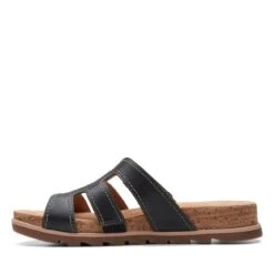 Clarks Yacht Coral Black Leather -Clarks Step Deals Store 26171761 W 5