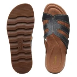 Clarks Yacht Coral Black Leather -Clarks Step Deals Store 26171761 W 7