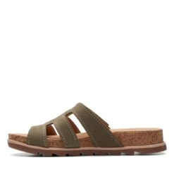 Clarks Yacht Coral Olive Nubuck -Clarks Step Deals Store 26171762 W 5