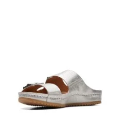 Clarks Brookleigh Sun Silver Leather -Clarks Step Deals Store 26171857 W 4
