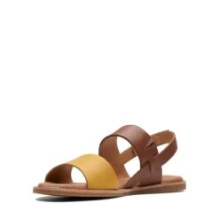 Clarks Karsea Strap Tan Combi -Clarks Step Deals Store 26171873 W 4