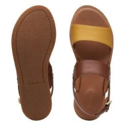 Clarks Karsea Strap Tan Combi -Clarks Step Deals Store 26171873 W 7