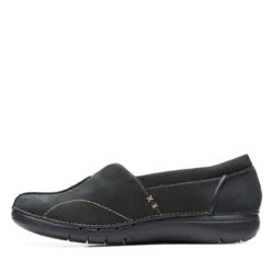 Clarks Un Loop Stride Black Nubuck 11 Clarks Un Loop Stride Black Nubuck -Clarks Step Deals Store 26171927 W 5