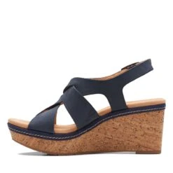 Clarks Elleri Rae Navy Nubuck -Clarks Step Deals Store 26171961 W 5