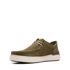 Clarks Court Lite Wally Dark Olive Suede -Clarks Step Deals Store 26171983 W 4