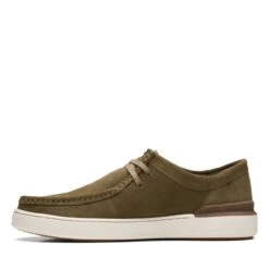 Clarks Court Lite Wally Dark Olive Suede -Clarks Step Deals Store 26171983 W 5