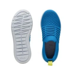 Clarks Ezera Walk Kid Blue Textile -Clarks Step Deals Store 26172028 W 7