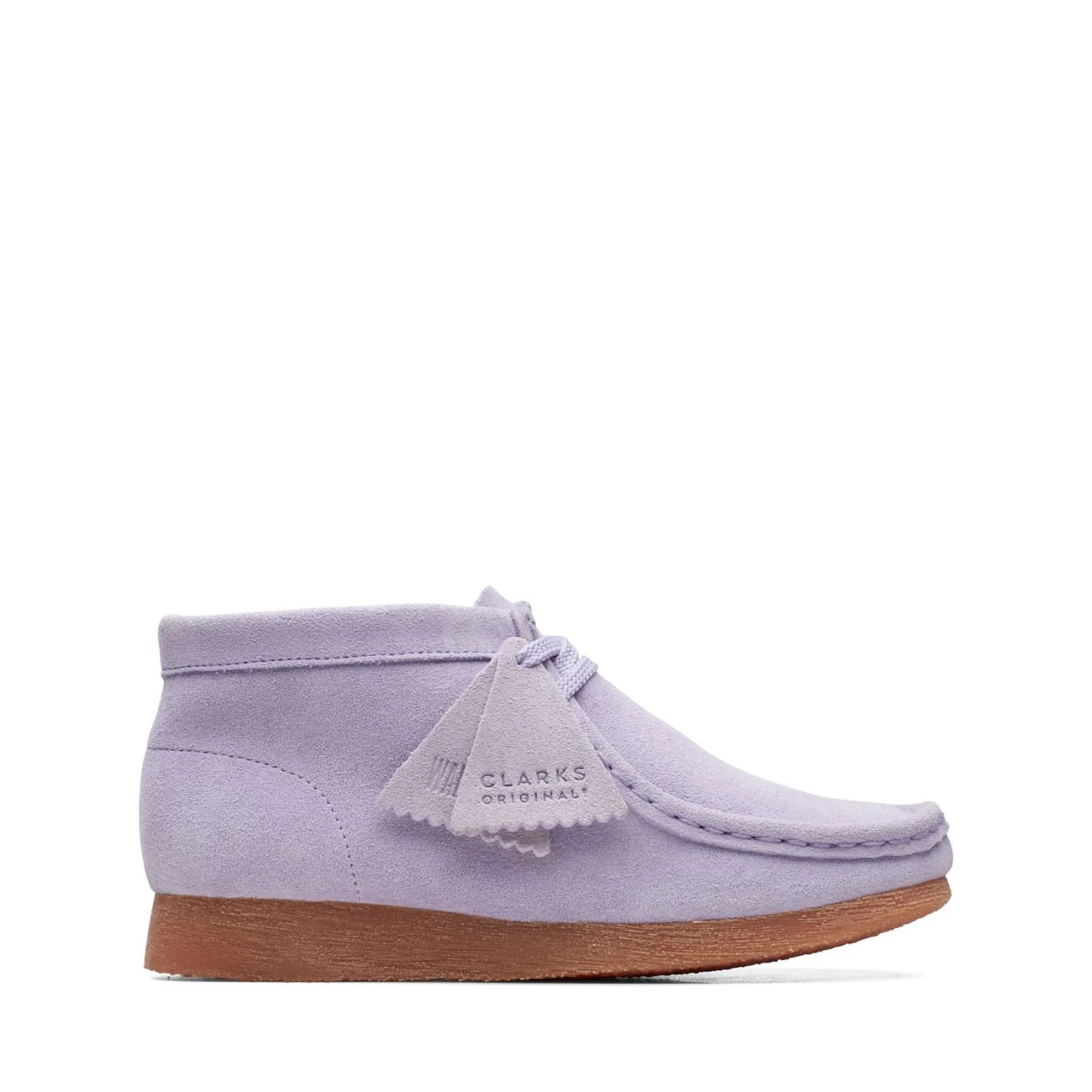 Clarks Wallabee Boot Older Lilac Suede 1 Clarks Wallabee Boot Older Lilac Suede