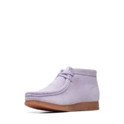 Clarks Wallabee Boot Older Lilac Suede 10 Clarks Wallabee Boot Older Lilac Suede -Clarks Step Deals Store 26172036 W 4