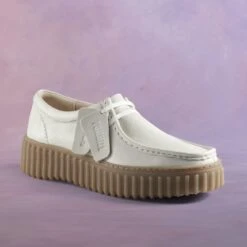 Clarks Torhill Bee Off White Leather -Clarks Step Deals Store 26172085 W 17