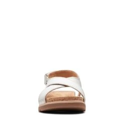 Clarks Yacht Cross White Leather -Clarks Step Deals Store 26172155 W 3