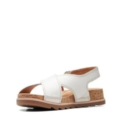 Clarks Yacht Cross White Leather -Clarks Step Deals Store 26172155 W 4