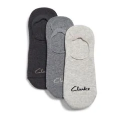 Clarks 3 Pack Liners Multicolor Multicolour