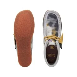 Clarks Wallabee Boot Older Tie Dye Textile -Clarks Step Deals Store 26172313 W 7