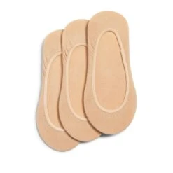 Clarks 3 Pack Solid Liner Black Multi Tan