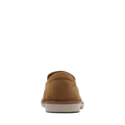 Clarks Atticus LT Slip Dark Sand Suede -Clarks Step Deals Store 26172440 W 6
