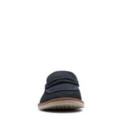 Clarks Atticus LT Slip Navy Suede 9 Clarks Atticus LT Slip Navy Suede -Clarks Step Deals Store 26172441 W 3