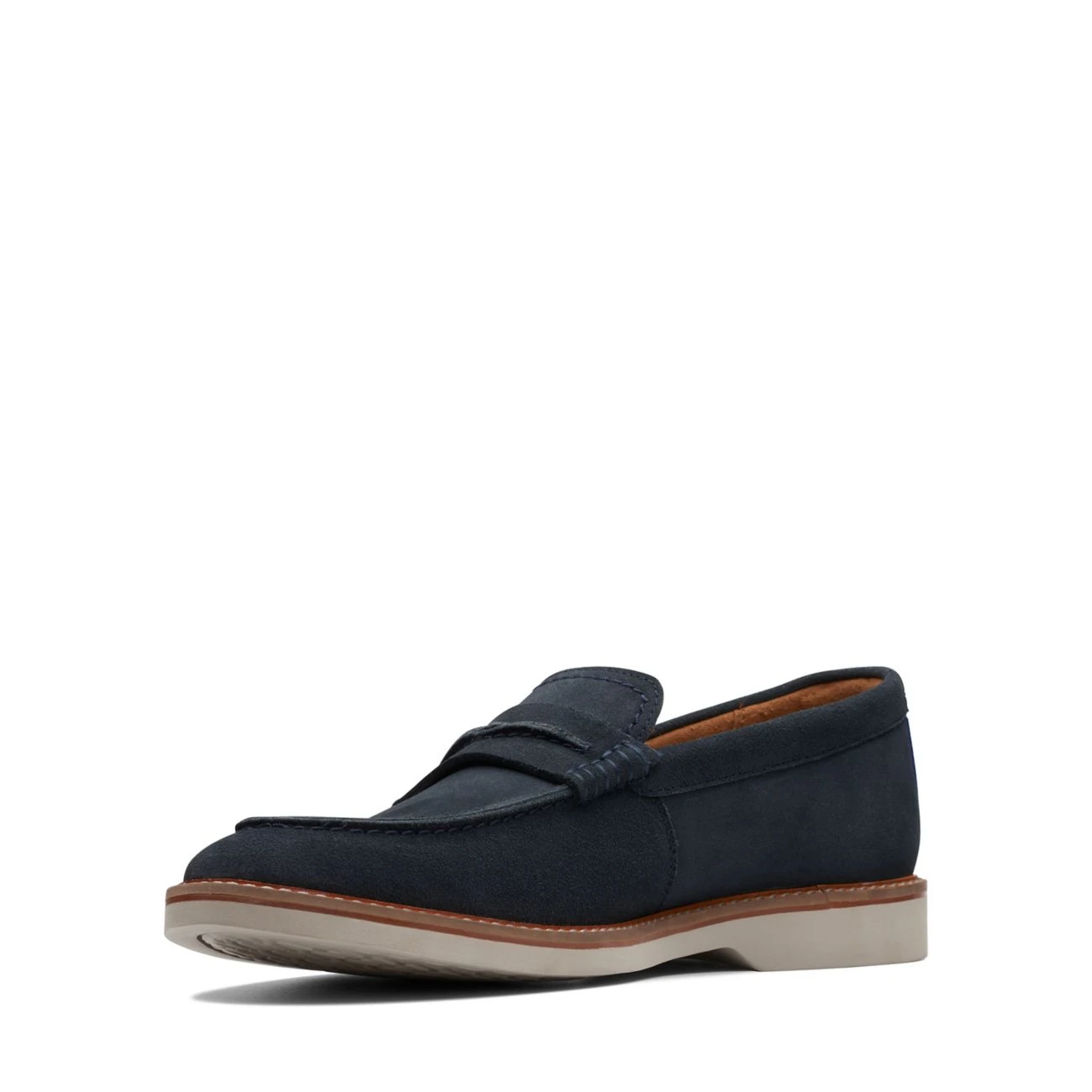 Clarks Atticus LT Slip Navy Suede 4 Clarks Atticus LT Slip Navy Suede - Image 4