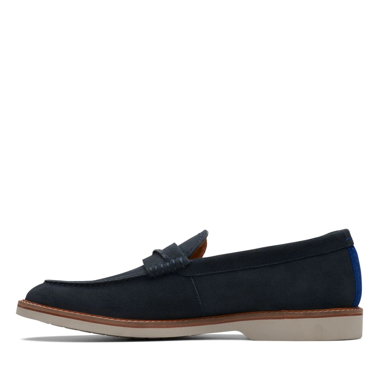 Clarks Atticus LT Slip Navy Suede 5 Clarks Atticus LT Slip Navy Suede - Image 5